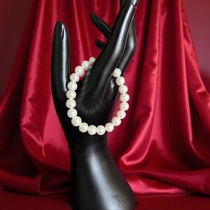White Real Freshwater Pearl Bracelet